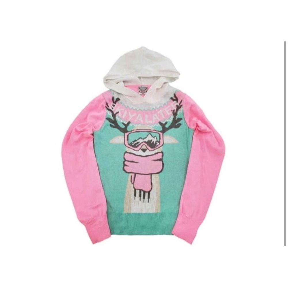 PINK Victoria's Secret Pink and Mint Sweater